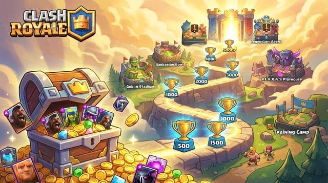 Clash Royale F2P Progression Guide 2026: How to Max Your Account Without Spending