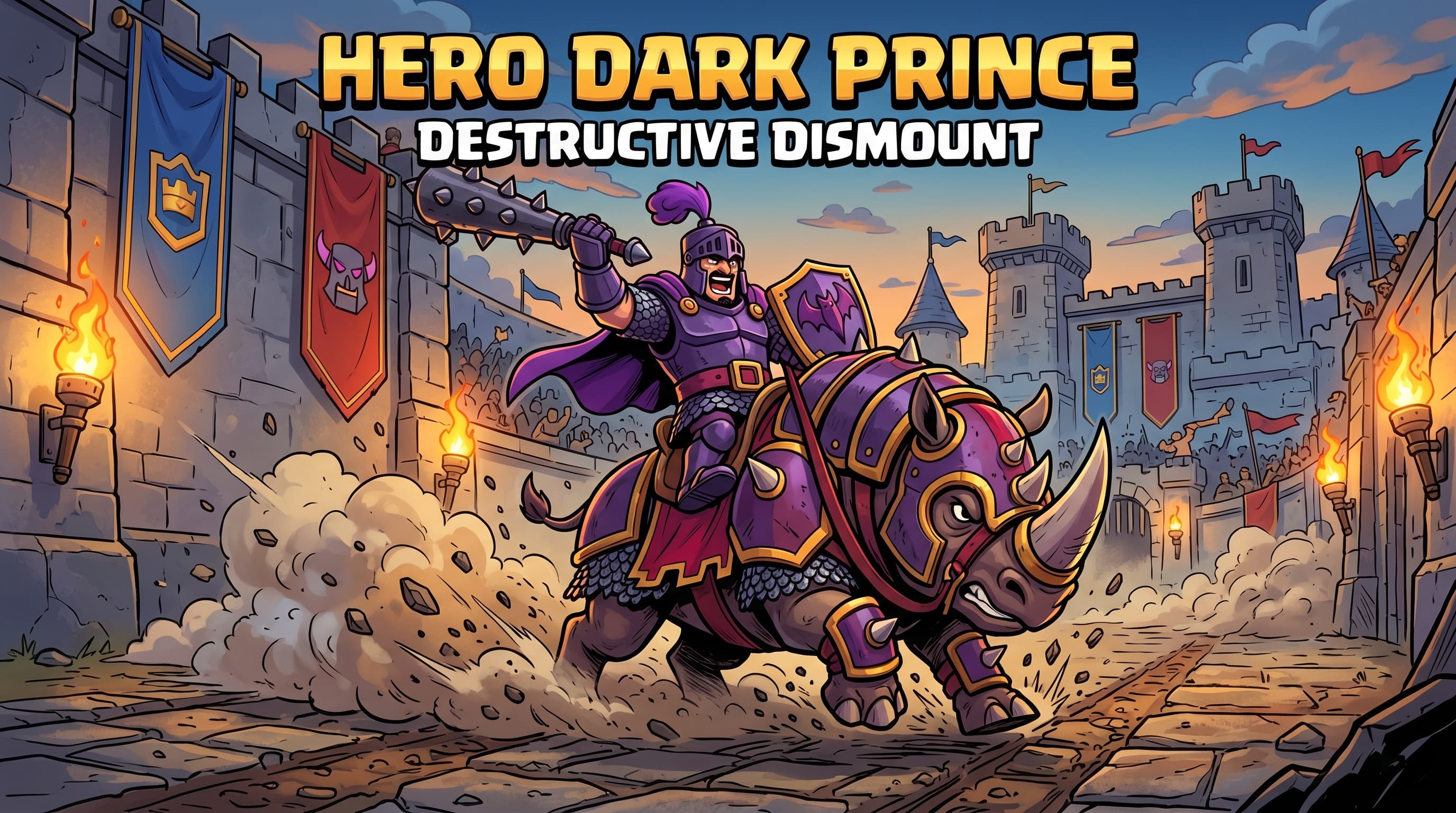 Hero Dark Prince Guide: Destructive Dismount, Rhino Mount, and Season 83 Decks (May 2026)