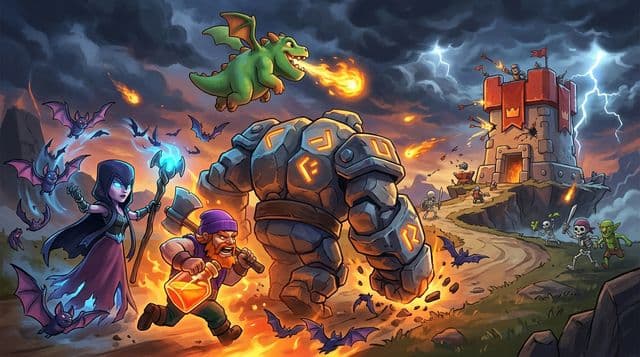 How to Play Beatdown Decks in Clash Royale: Giant, Golem & Mega Knight Guide