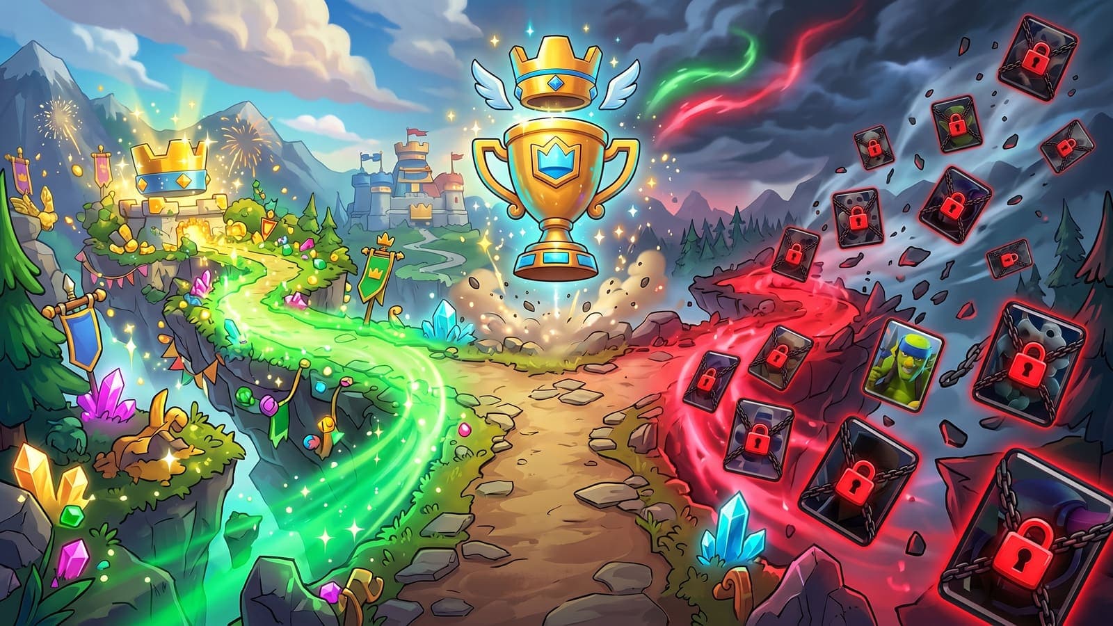 Seasonal Trophy Road Q2 2026: Arena I vs Arena II, Top-8 Card Ban Explained