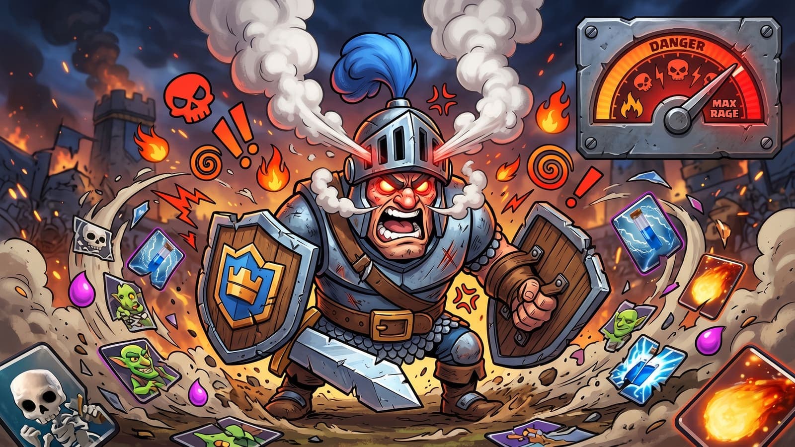 Tilt Meter Explained: How Clash Coach AI Detects Tilt Spirals in Clash Royale