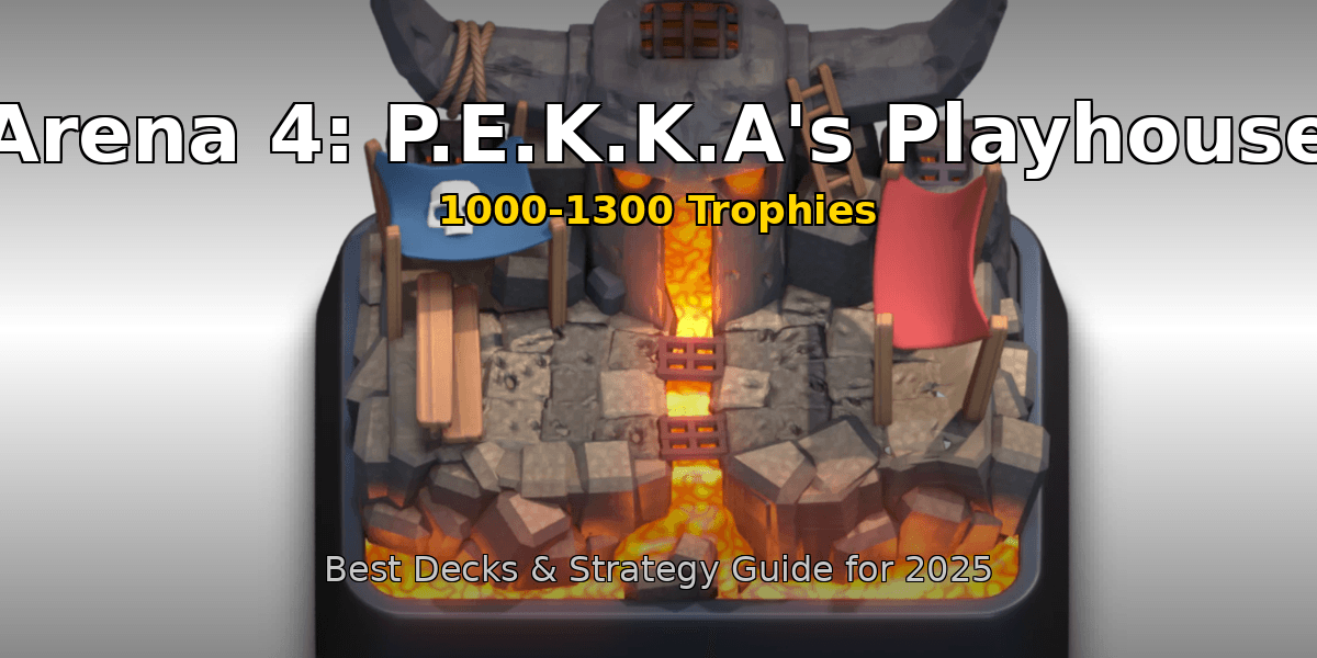 Best Clash Royale Decks for Arena 4 (P.E.K.K.A's Playhouse) 2026