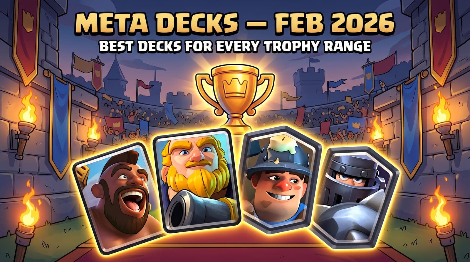 Clash Royale Meta Decks: Best Decks for Every Trophy Range — Feb 2026
